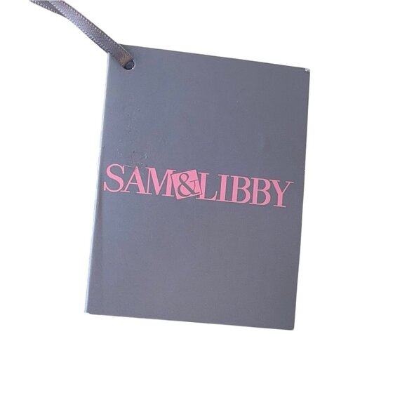 Sam & Libby Sand Snake Print  With Gold Chain Strap & Metal Accent Crossbody Bag - Picture 9 of 13